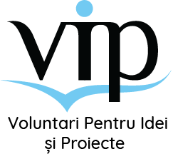 Logo VIP black & blue extended